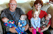 with grandchildren